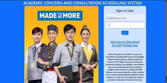 ACCAPP Screenshot
